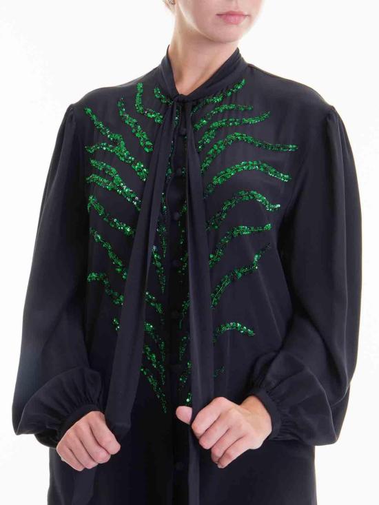  로베르토 카발리 셔츠 TKR713SY001Z0341 Black - ROBERTO CAVALLI