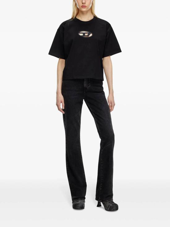  디젤 반팔 티셔츠 A150960NIAX9XX Black - DIESEL