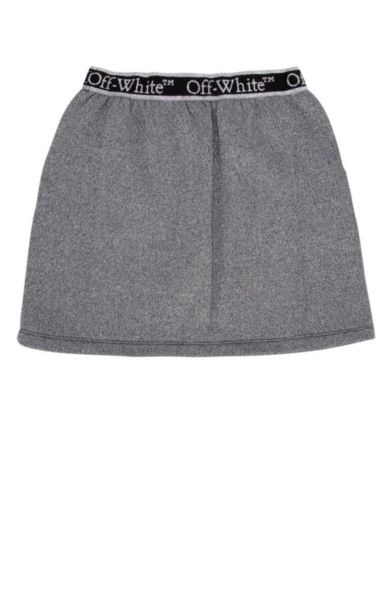 24FW [주니어] 오프화이트 스커트 OGCK001F24FLE001 7210 SILVERB - OFF WHITE