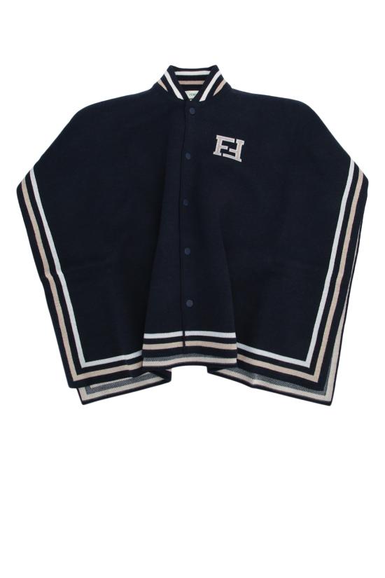 24FW [키즈] 펜디 넥워머/머플러/스카프 JUQ058AS8T F1PMR BLUBEIGEBIANCO