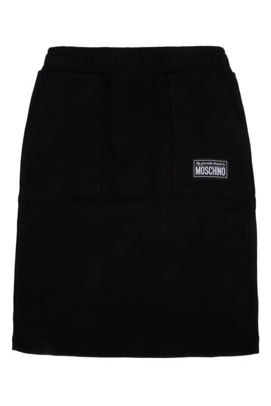 24FW [주니어] 모스키노 스커트 HDJ03DLCA59 60100 NEROBLACK