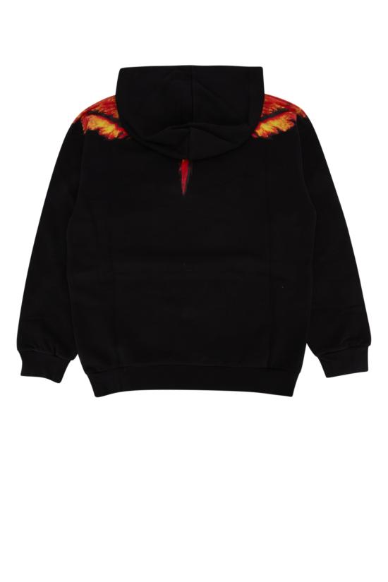 24FW [키즈] 마르셀로 불론 탑 CBBB004F24FLE001 1025 BLACKRED - MARCELO BURLON