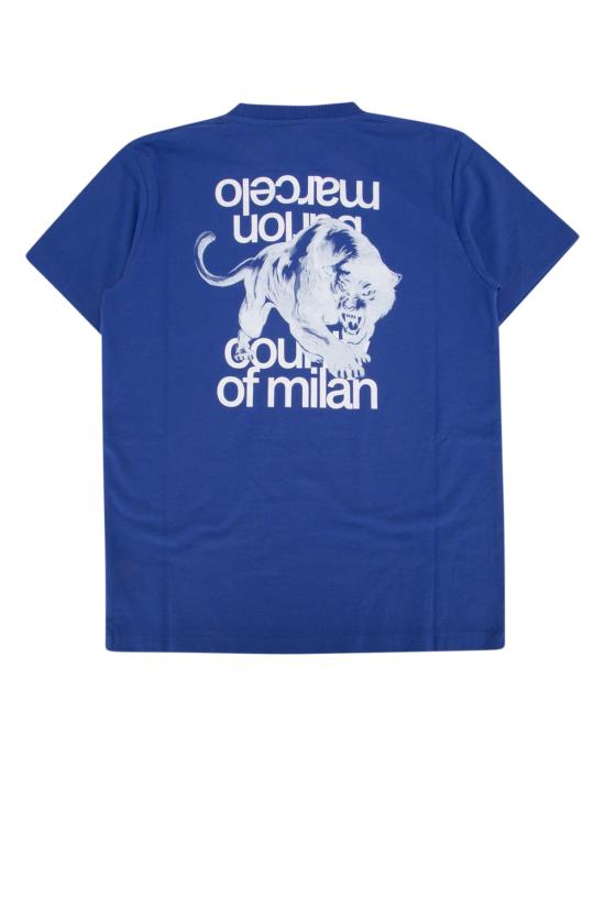  [키즈] 마르셀로 불론 티셔츠 CBAA001F24JER004 4501 BLUEWHITE - MARCELO BURLON