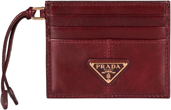 25FW 프라다 가죽소품 1MC0252CYR F0007 BORDEAUX - PRADA