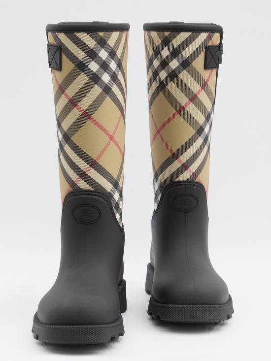 25FW 버버리 러버 마쉬 스탬프 하이 부츠 8111677 A1189 MULTICOLOURED - BURBERRY