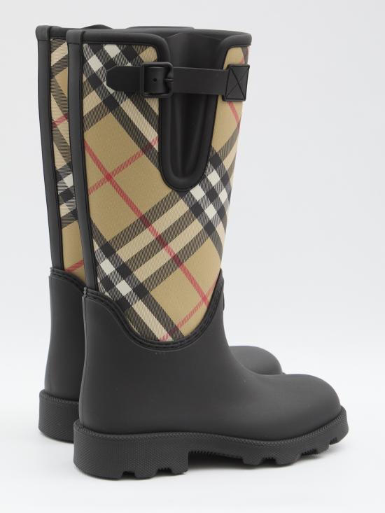 25FW 버버리 러버 마쉬 스탬프 하이 부츠 8111677 A1189 MULTICOLOURED - BURBERRY