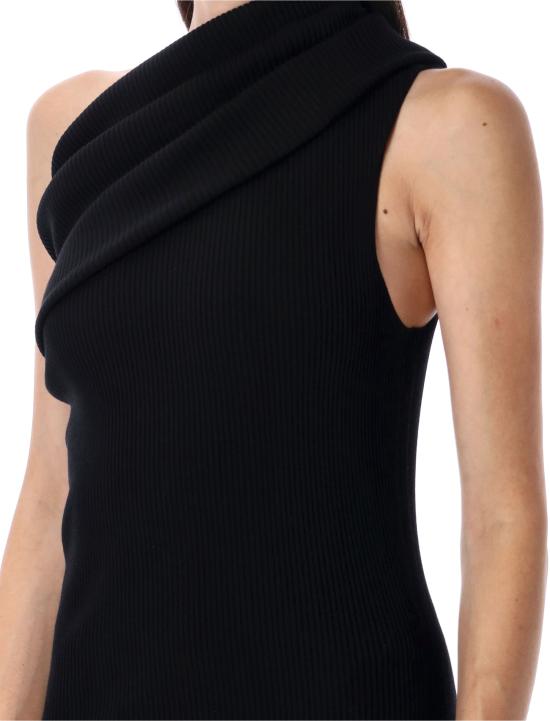 25FW 릭 오웬스 롱 원피스 RP02E4627RIBVI 09 BLACK - RICK OWENS