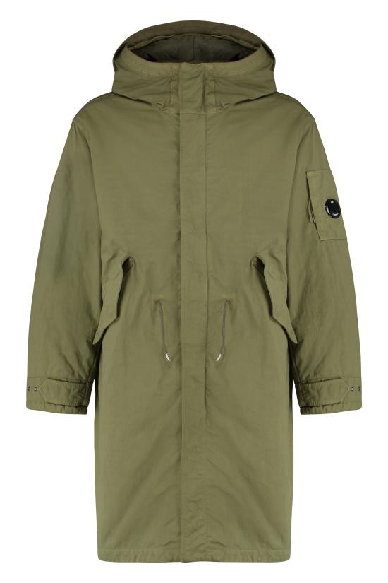 25FW 씨피 컴퍼니 트윌 후드 패딩 파카 19CMOW095A110305G652 green