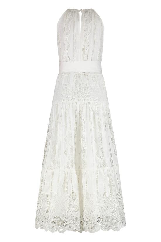 25SS 핑코 미디 원피스 104857A2G9Z05 White - PINKO