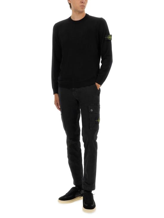 25FW 스톤 아일랜드 스웨터 5100071S00C4V0029 black - STONE ISLAND