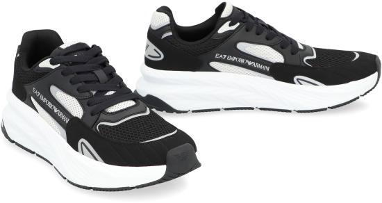 25FW 엠포리오 아르마니 스니커즈 7X000342AF18617MZ192 black - EMPORIO ARMANI