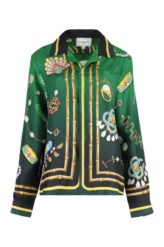  카사블랑카 셔츠 UMPS24SH0060101 green