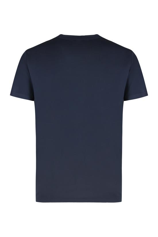 25FW 엠포리오 아르마니 반팔 티셔츠 8NPT16PJRGZ1562 blue - EMPORIO ARMANI