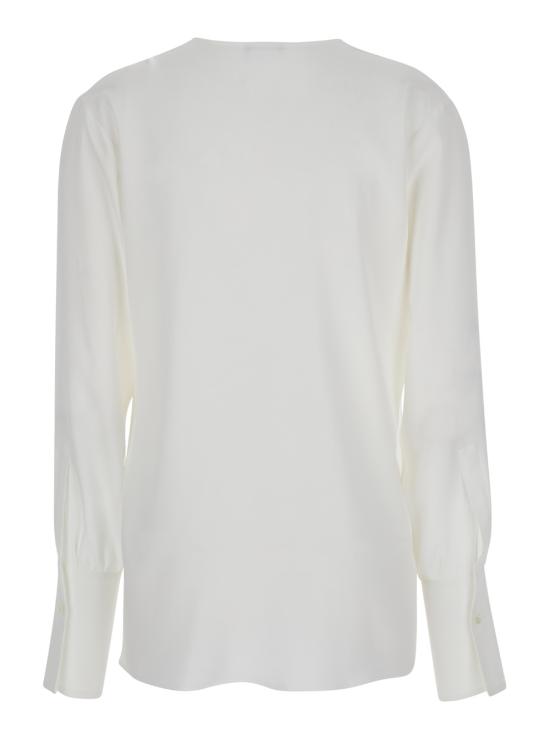 25FW 플레인 블라우스/셔츠 41974057020 White - PLAIN