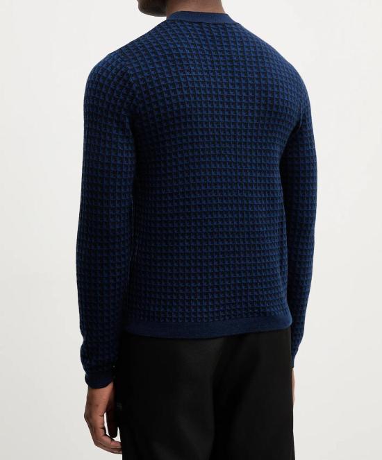 25FW 엠포리오 아르마니 스웨터 EM001989 AF14199 FB066 Blue - EMPORIO ARMANI