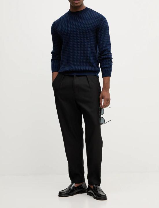 25FW 엠포리오 아르마니 스웨터 EM001989 AF14199 FB066 Blue - EMPORIO ARMANI