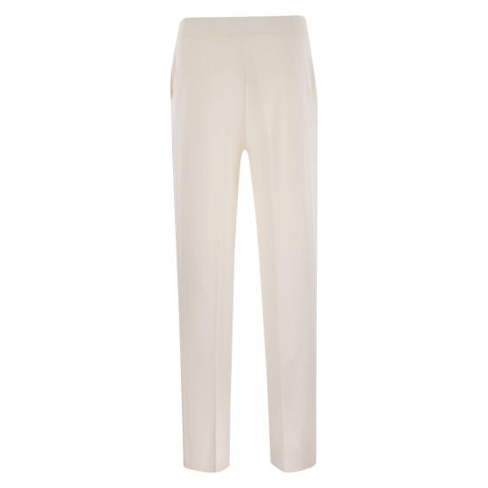 25FW 막스마라 스트레이트 팬츠 2521336019600 IVORY - MAX MARA