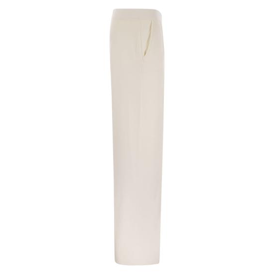 25FW 막스마라 스트레이트 팬츠 2521336019600 IVORY - MAX MARA