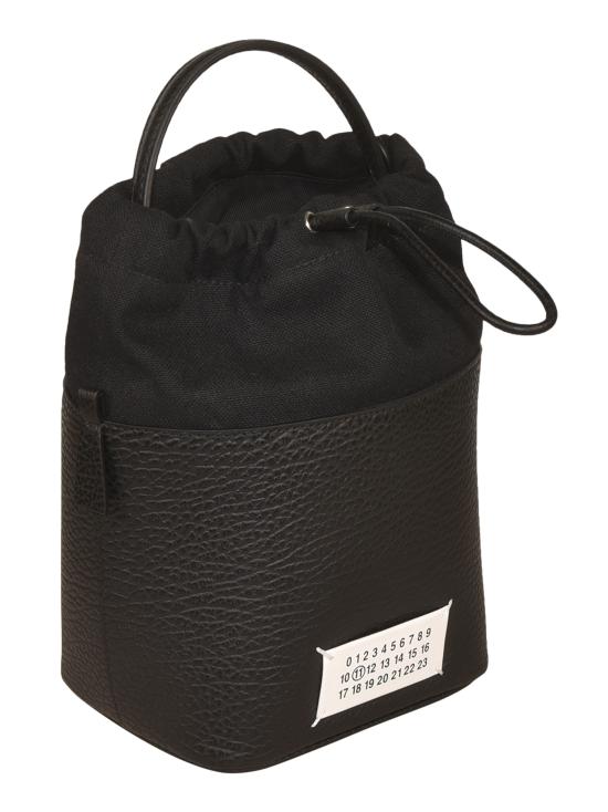 25FW 마르지엘라 미니 5AC 로고 패치 버킷백 크로스백 S61WG0035P4348 T8013 Black - MAISON MARGIELA