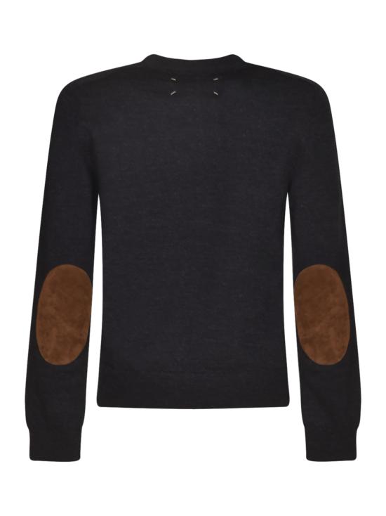 25FW 마르지엘라 엘보 패치 울 스웨터 S50HL0041M13098 511M 511m - MAISON MARGIELA