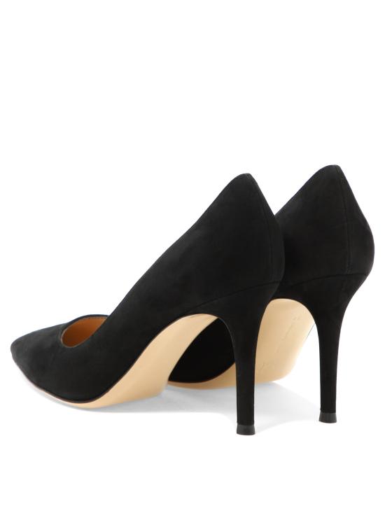 25FW 지안비토로시 블랙 스웨이드 힐/펌프스 G24580 85RIC CAMNERO Black - GIANVITO ROSSI