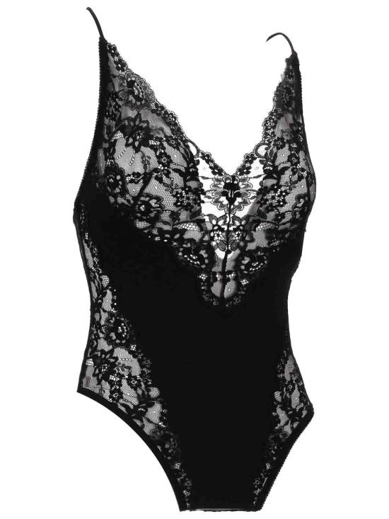  생로랑 바디수트 티셔츠 813977Y3K271000 Black - SAINT LAURENT