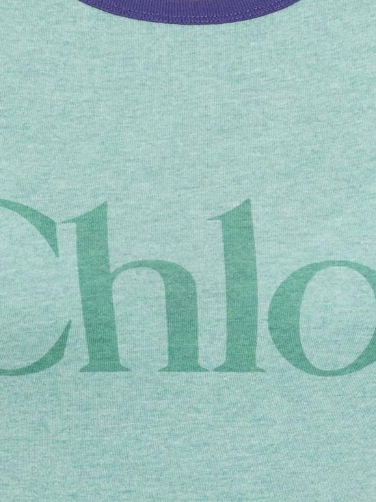 25FW 끌로에 긴팔 티셔츠 25AJH24173 97X Green - CHLOE