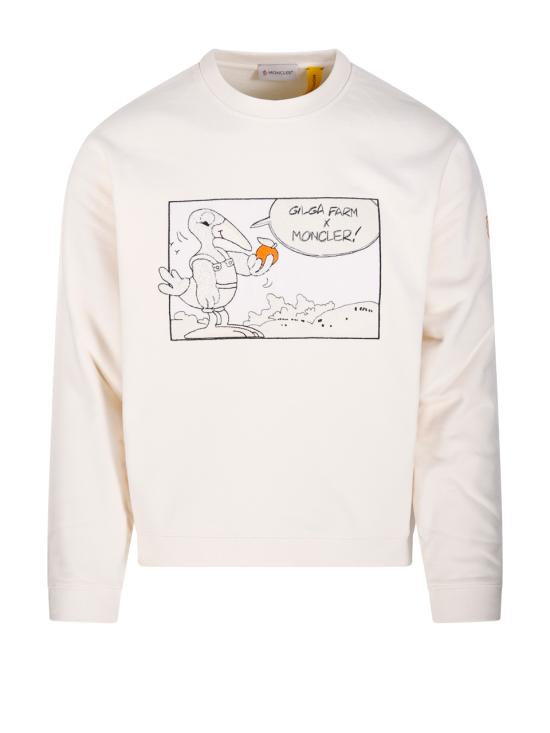 25FW MONCLER GENIUS DONALD GLOVER 긴팔 티셔츠 8G00002 89AUJ 02B NATURAL