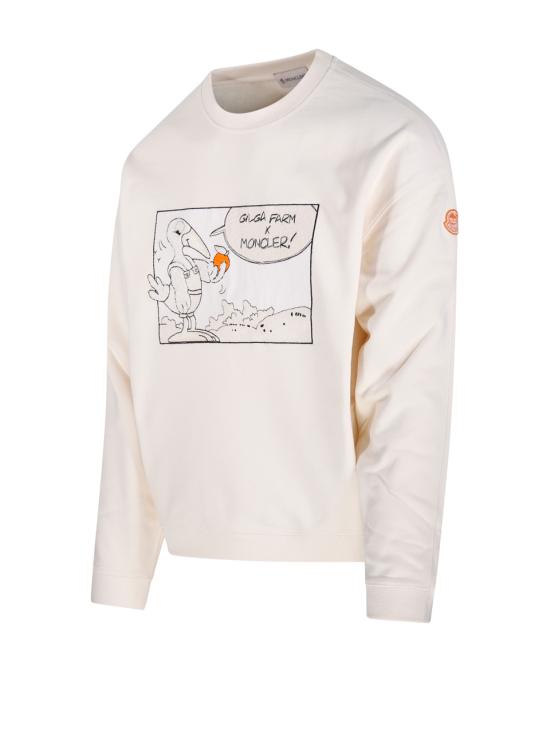 25FW MONCLER GENIUS DONALD GLOVER 긴팔 티셔츠 8G00002 89AUJ 02B NATURAL - MONCLER X DONALD GLOVER