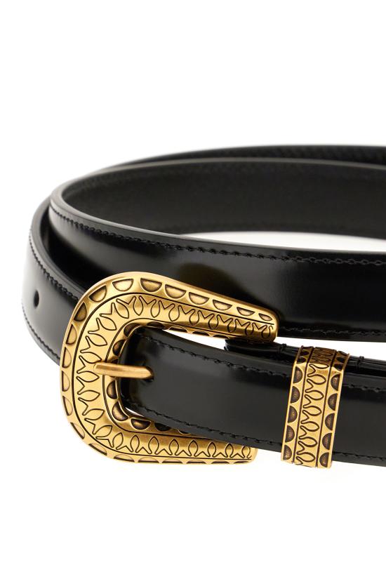 25FW 발렌티노 가라바니 가죽 벨트 7Y2T0SQ9QBH 0NO Nero - VALENTINO GARAVANI