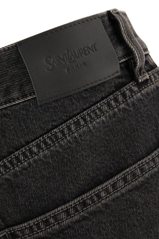 25FW 생로랑 데님 팬츠 816412Y33VA 1297 WESTWOOD BLACK - SAINT LAURENT