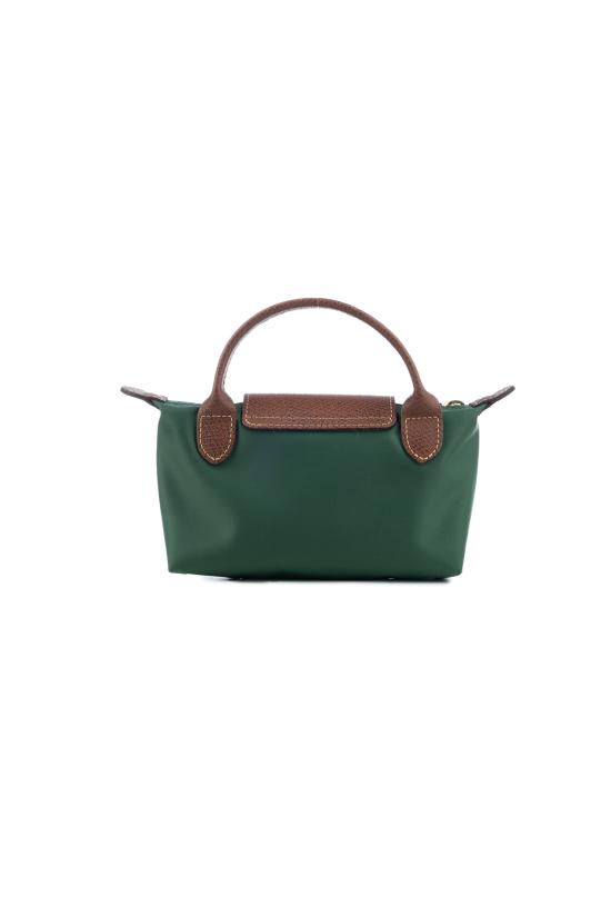 25FW 롱샴 르 플라아쥬 오리지널 핸들 파우치 34175089P95 BRITISH GREEN DOM - LONGCHAMP