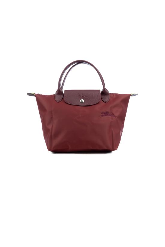 25FW 롱샴 르 플리아쥬 그린 스몰 탑 핸들 백 L1621919P98 POMEGRANATE DOM