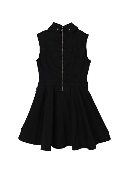 25SS [키즈] 발망 원피스 BW1B32 Z2813 930OR Black - BALMAIN