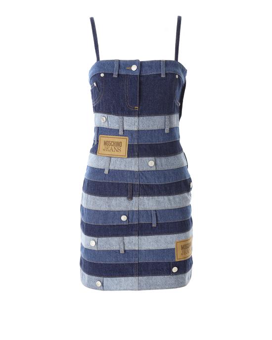  모스키노 미디 원피스 0402 3735 1888 denim JEANS