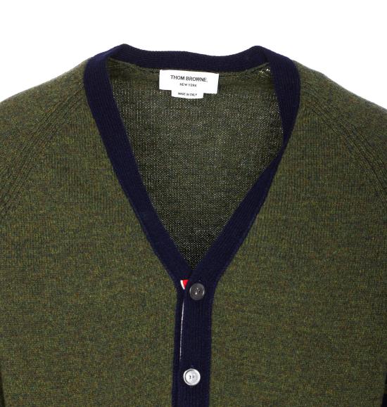 25FW 톰브라운 가디건 MKC613B Y1026310 Green - THOM BROWNE