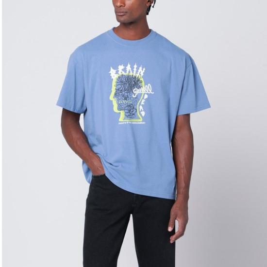 25SS 브레인데드 반팔 티셔츠 BDS25TOO0044CO BL BLUE