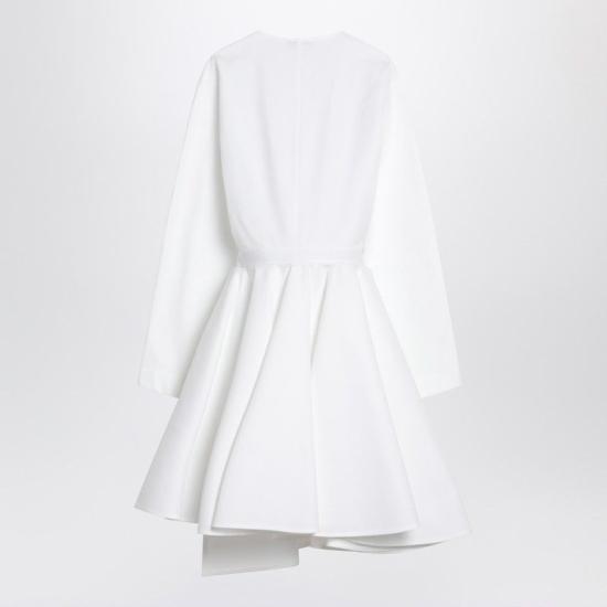  알라이아 미디 원피스 AA9R2618T447ACO 000 WHITE - ALAIA