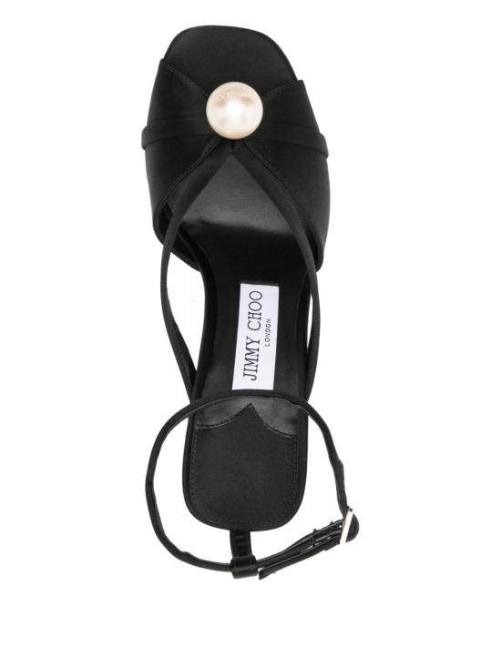 25FW 지미추 샌들 SIVA95AODBLACKWHITE - JIMMY CHOO