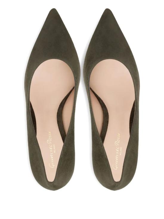 25FW 지안비토로시 힐/펌프스 G2458085RICCAM DARK GREEN - GIANVITO ROSSI