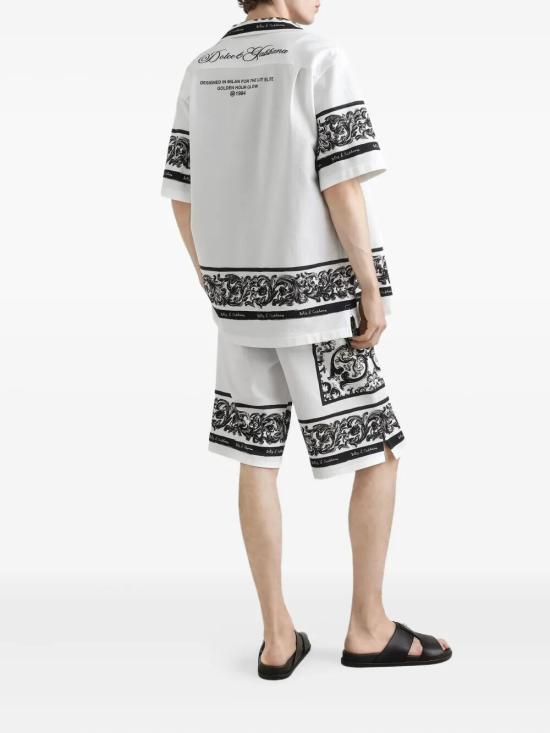 25FW 돌체앤가바나 숏팬츠 GV37ATII7HN HX5DQ WHITE - DOLCE & GABBANA