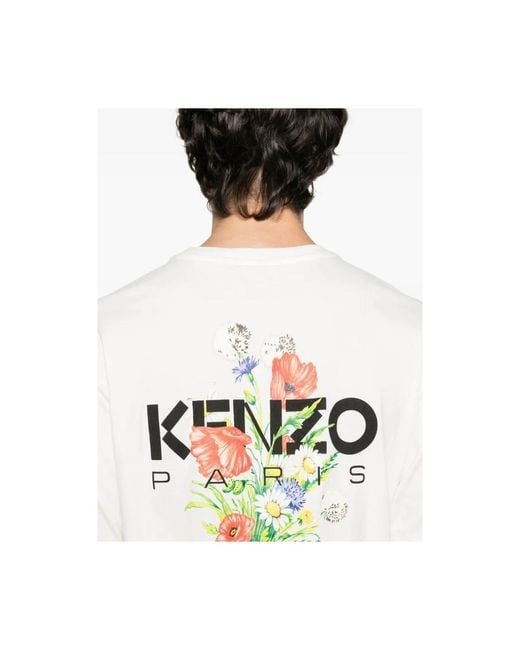 25FW 겐조 반팔 티셔츠 FF65TS2604SG 02 WHITE - KENZO