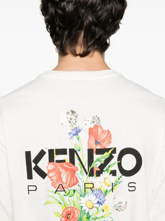 25FW 겐조 반팔 티셔츠 FF65TS2604SG 02 WHITE - KENZO