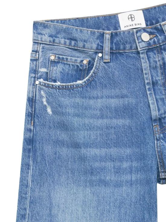 25FW 애니빙 스트레이트 팬츠 A067135 447 BLUE - ANINE BING