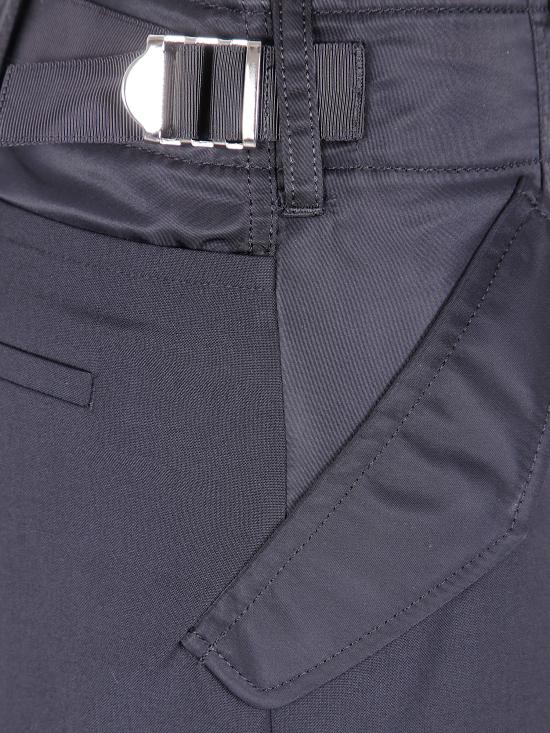 25FW 사카이 스트레이트 팬츠 2507950 001 BLACK - SACAI