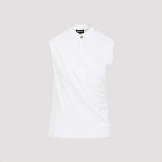 25FW 조르지오 아르마니 셔츠 GW001543TE10814 U1144 BLUE - GIORGIO ARMANI