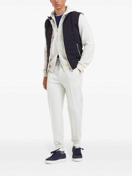 26FW 브루넬로 쿠치넬리 긴팔 티셔츠 MM8329069GC387 Cream - BRUNELLO CUCINELLI