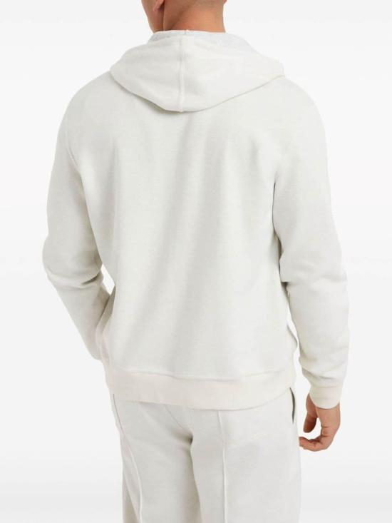 26FW 브루넬로 쿠치넬리 긴팔 티셔츠 MM8329069GC387 Cream - BRUNELLO CUCINELLI