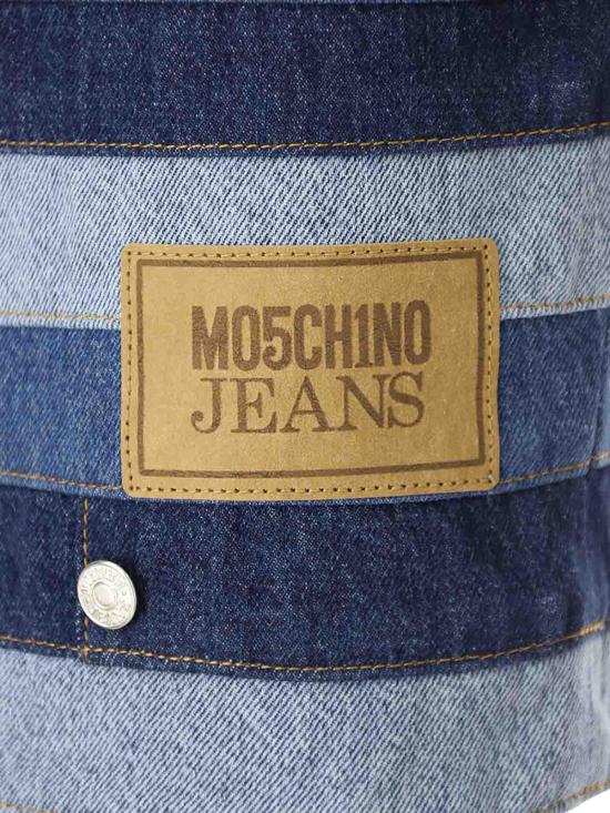 24FW 모스키노 숏 원피스 040237351888 Blue - MOSCHINO