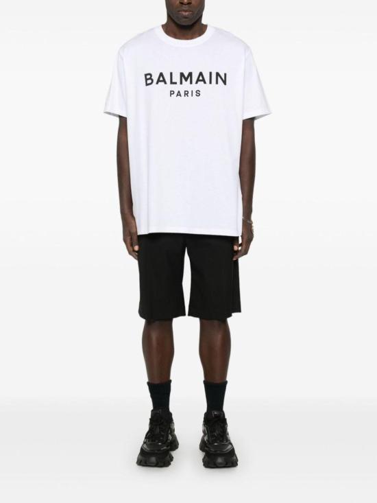  발망 반팔 티셔츠 EH1EG010BB73GAB White - BALMAIN